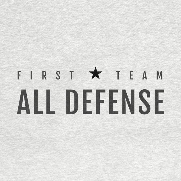 FIRST TEAM ALL DEFENSE by hkxdesign